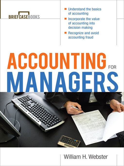 Title details for Accounting for Managers by William Webster - Available